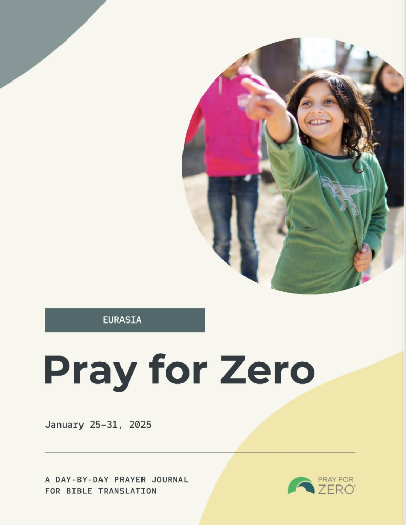 Eurasia January 2025 Pray For Zero Journal